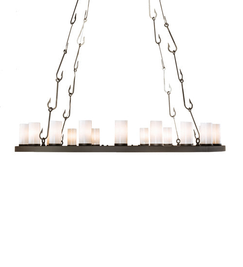 Meyda Tiffany - 240760 - LED Chandelier - Loxley - Oil Rubbed Bronze/Industrial Steel