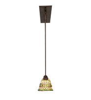 Meyda Tiffany - 245051 - Two Light Island Pendant - Tiffany Roman - Mahogany Bronze