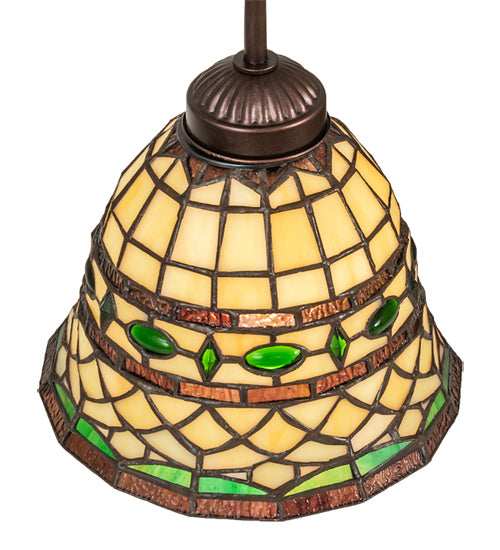 Meyda Tiffany - 245051 - Two Light Island Pendant - Tiffany Roman - Mahogany Bronze