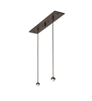 Meyda Tiffany - 245051 - Two Light Island Pendant - Tiffany Roman - Mahogany Bronze