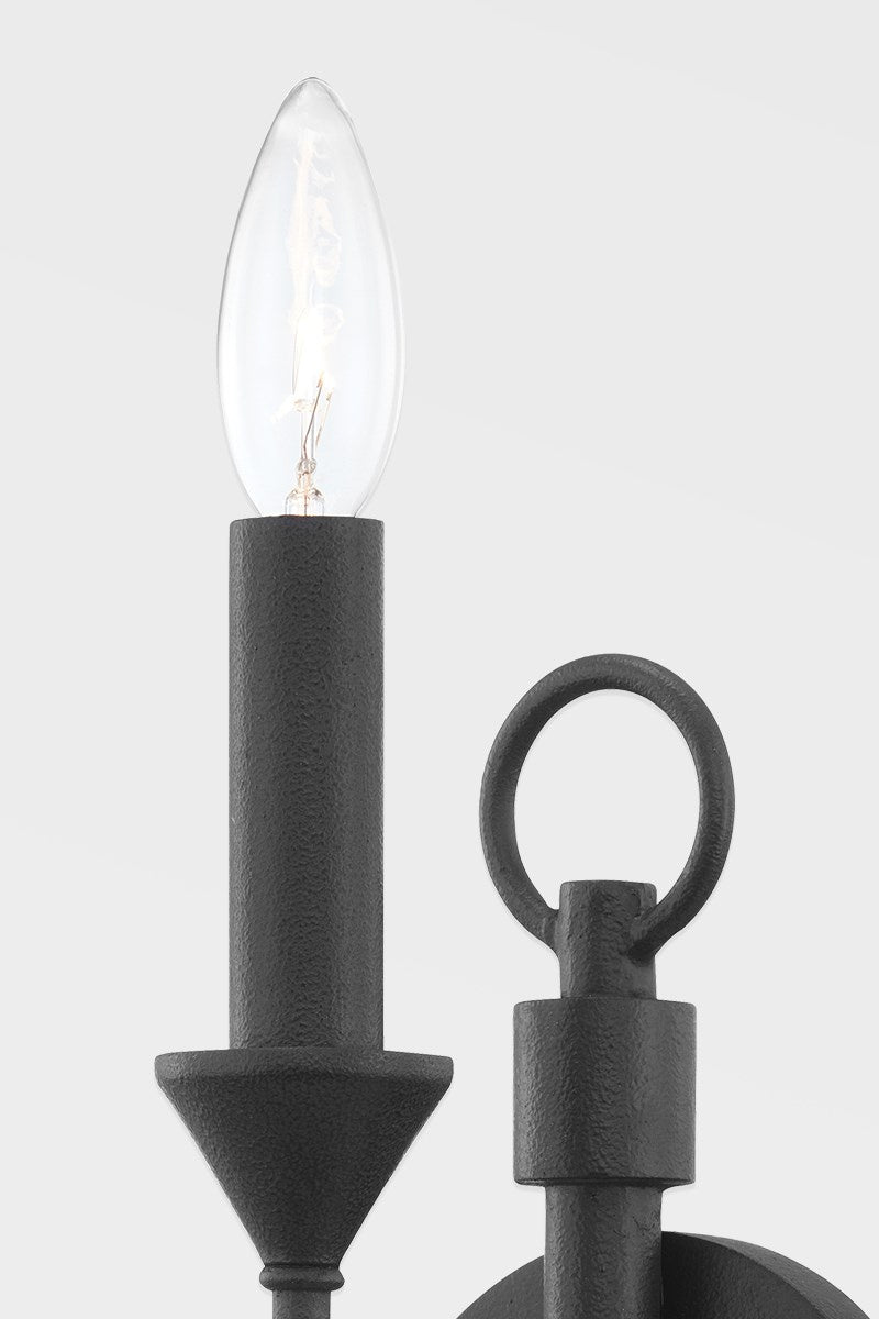 Troy Lighting - B1001-FOR - One Light Wall Sconce - Cate - Forged Iron
