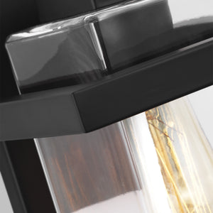 Generation Lighting. - 4141501-112 - One Light Wall / Bath Sconce - Mitte - Midnight Black