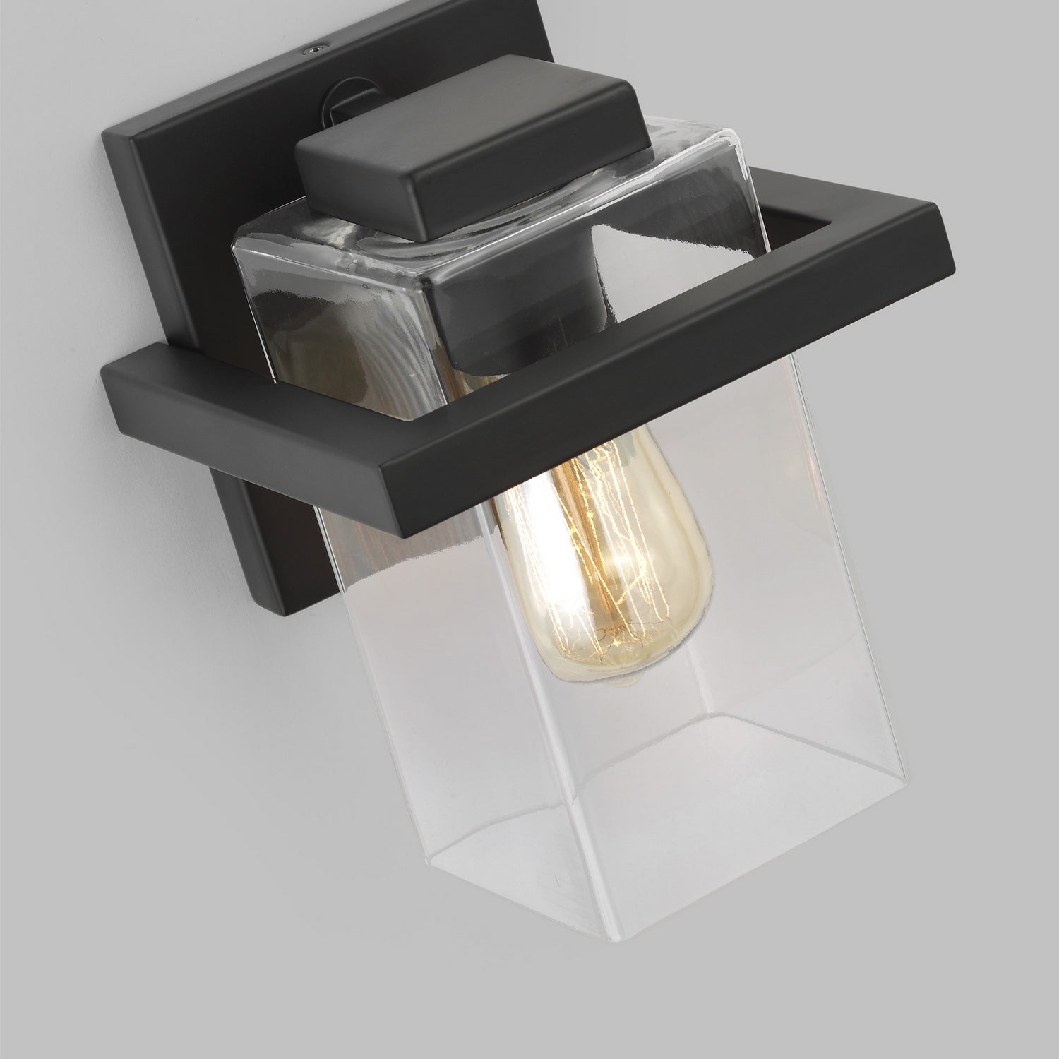 Generation Lighting. - 4141501-112 - One Light Wall / Bath Sconce - Mitte - Midnight Black