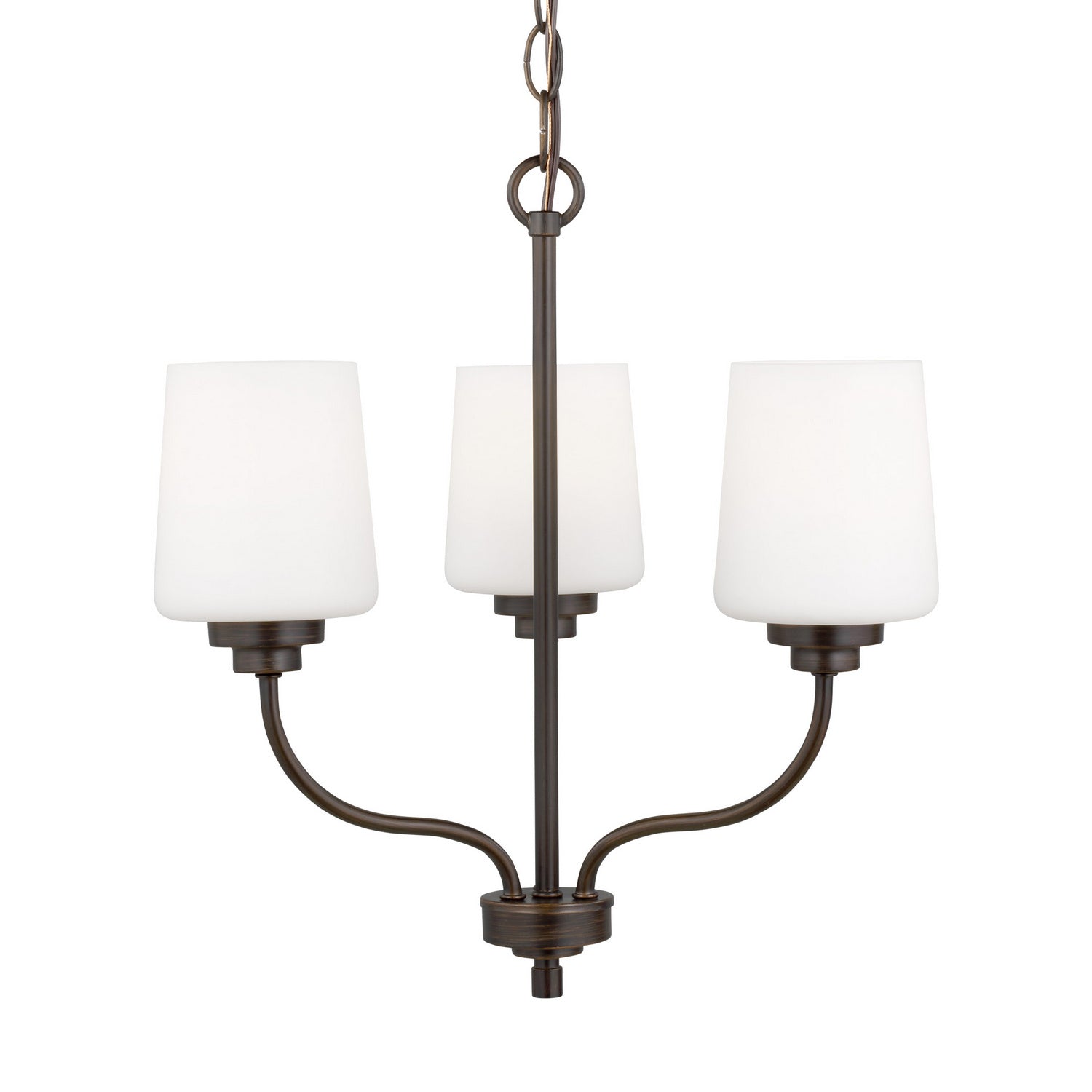 Generation Lighting. - 3102803-710 - Three Light Chandelier - Windom - Bronze