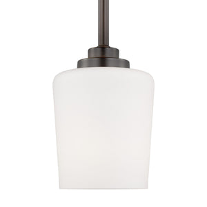 Generation Lighting. - 6102801-710 - One Light Mini-Pendant - Windom - Bronze