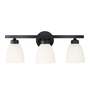 Capital Lighting - 114331MB-333 - Three Light Vanity - Jameson - Matte Black