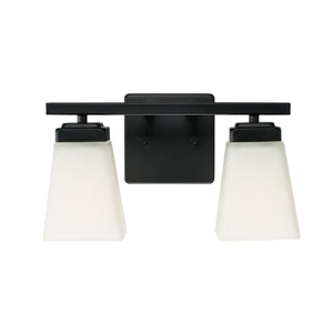 Capital Lighting - 114421MB-334 - Two Light Vanity - Baxley - Matte Black