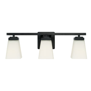 Capital Lighting - 114431MB-334 - Three Light Vanity - Baxley - Matte Black