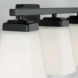 Capital Lighting - 114441MB-334 - Four Light Vanity - Baxley - Matte Black