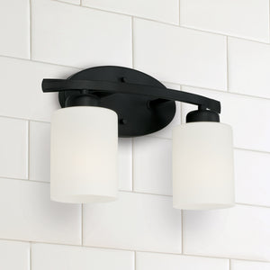 Capital Lighting - 115221MB-338 - Two Light Vanity - Dixon - Matte Black