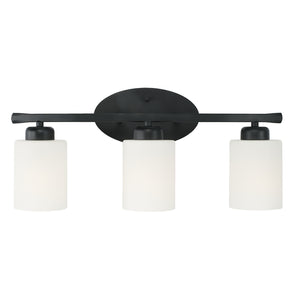 Capital Lighting - 115231MB-338 - Three Light Vanity - Dixon - Matte Black