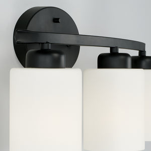 Capital Lighting - 115231MB-338 - Three Light Vanity - Dixon - Matte Black
