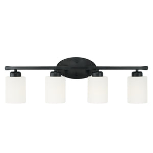 Capital Lighting - 115241MB-338 - Four Light Vanity - Dixon - Matte Black