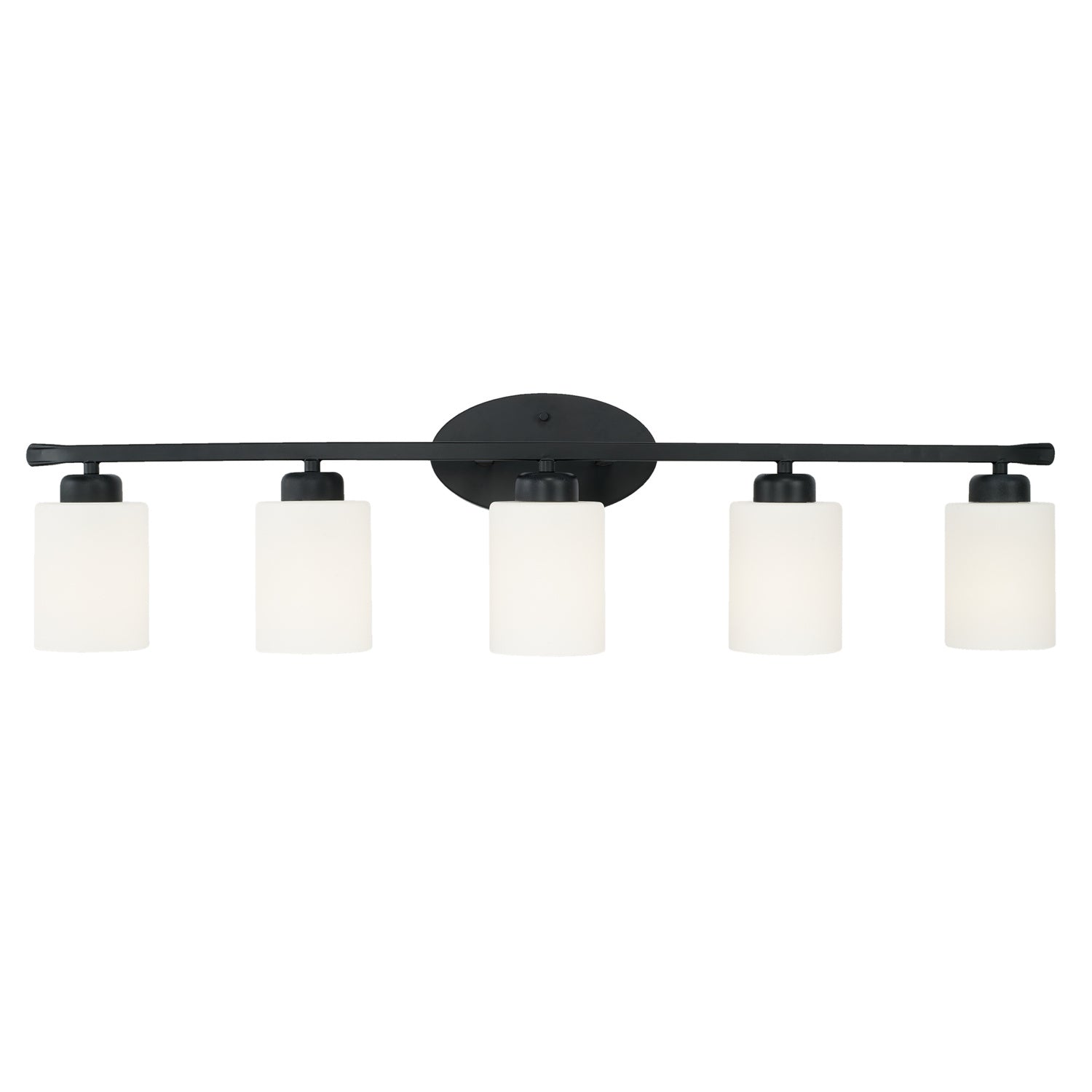 Capital Lighting - 115251MB-338 - Five Light Vanity - Dixon - Matte Black