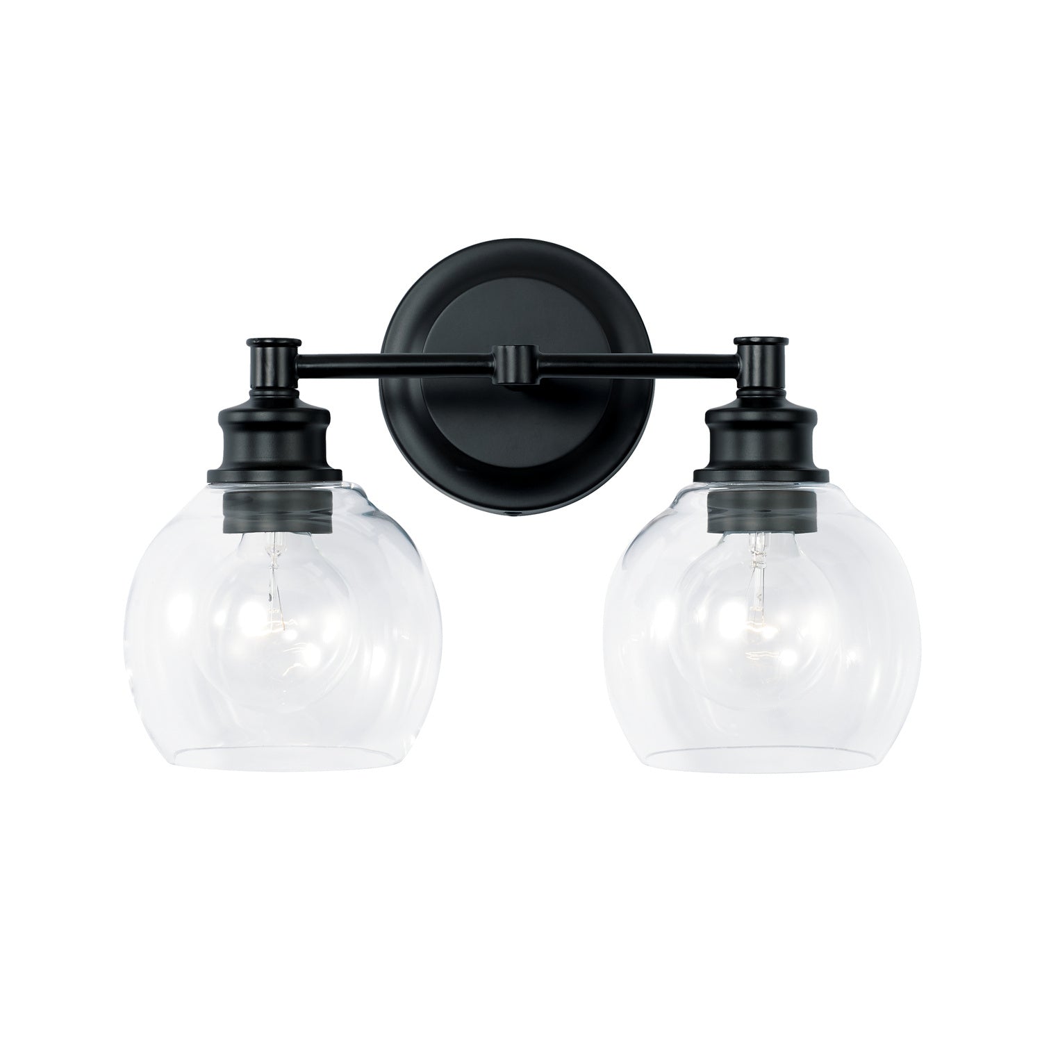Capital Lighting - 121121MB-426 - Two Light Vanity - Mid Century - Matte Black
