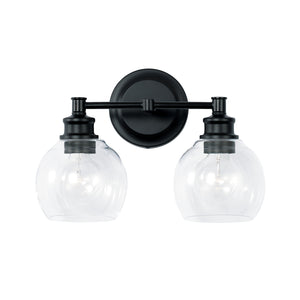 Capital Lighting - 121121MB-426 - Two Light Vanity - Mid Century - Matte Black