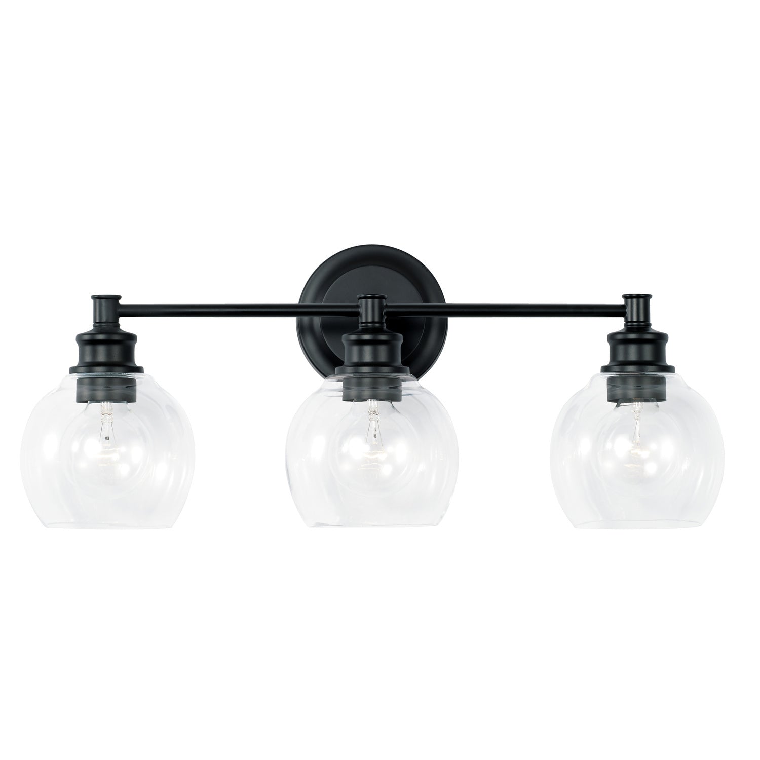 Capital Lighting - 121131MB-426 - Three Light Vanity - Mid Century - Matte Black