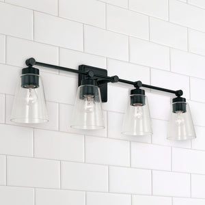 Capital Lighting - 121841MB-432 - Four Light Vanity - Rory - Matte Black
