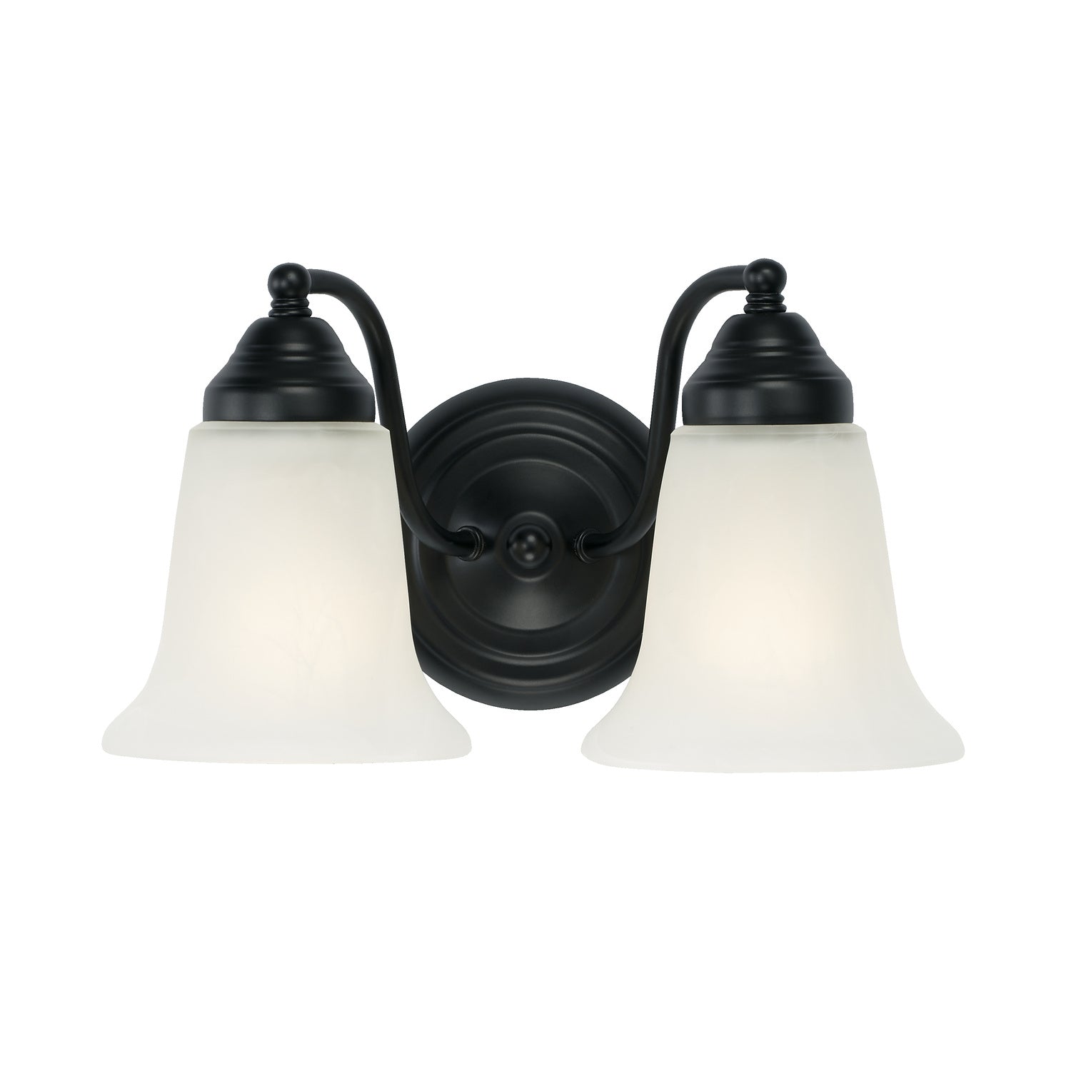 Capital Lighting - 1362MB-117 - Two Light Vanity - Brady - Matte Black