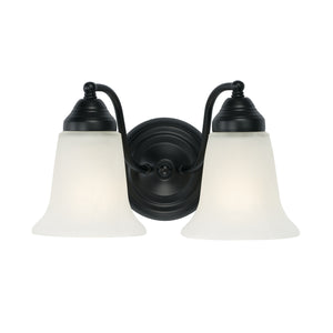 Capital Lighting - 1362MB-117 - Two Light Vanity - Brady - Matte Black