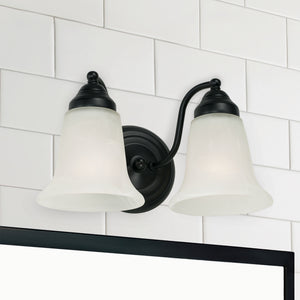 Capital Lighting - 1362MB-117 - Two Light Vanity - Brady - Matte Black