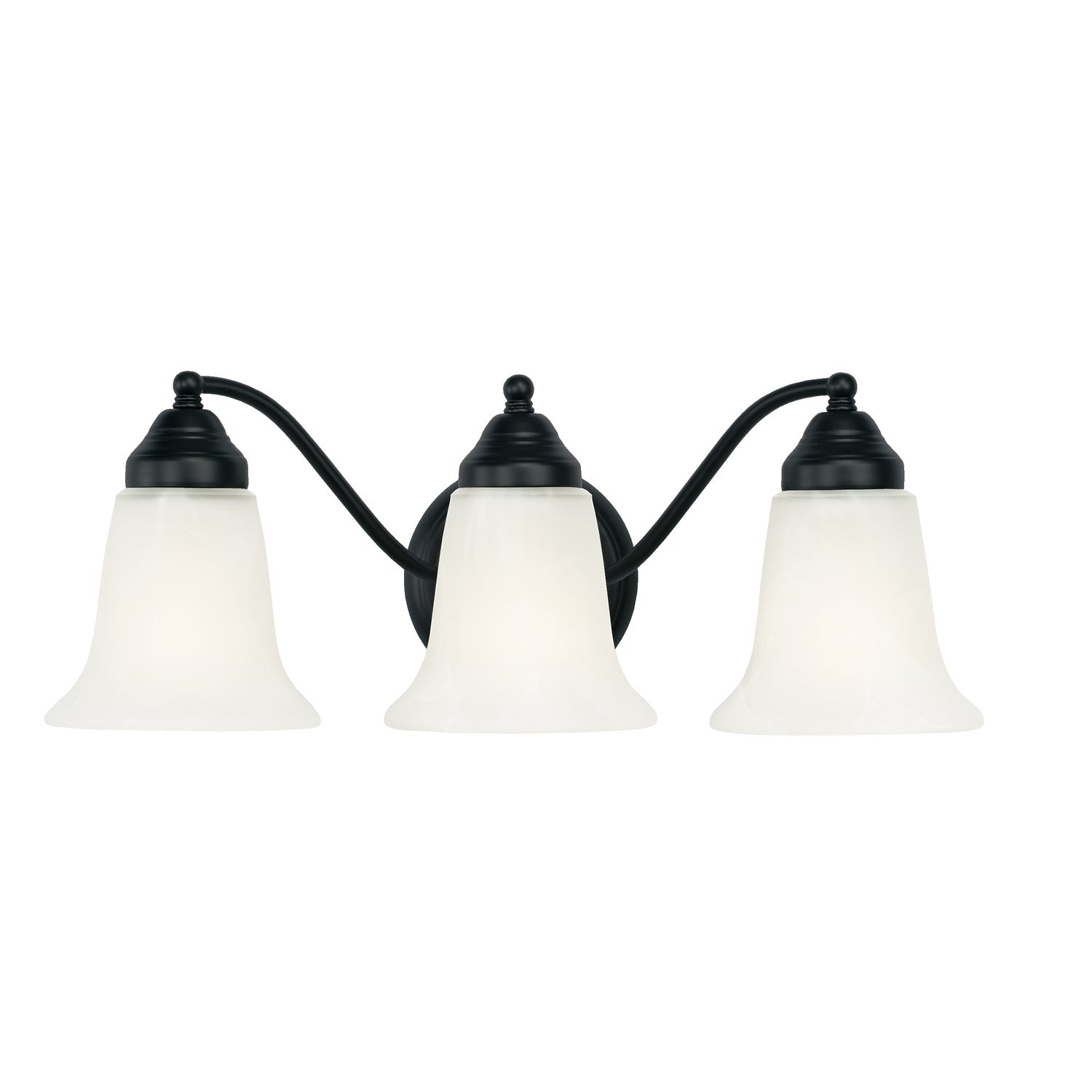 Capital Lighting - 1363MB-117 - Three Light Vanity - Brady - Matte Black