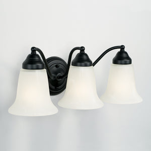 Capital Lighting - 1363MB-117 - Three Light Vanity - Brady - Matte Black