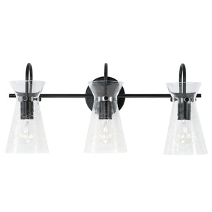 Capital Lighting - 142431MB - Three Light Vanity - Mila - Matte Black