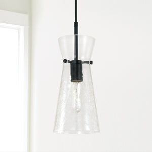 Capital Lighting - 342411MB - One Light Pendant - Mila - Matte Black