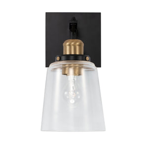 Capital Lighting - 3711AB-135 - One Light Wall Sconce - Fallon - Aged Brass and Black
