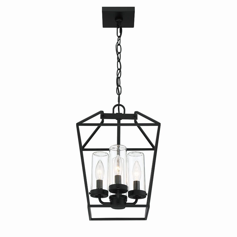 Eurofase - 41960-011 - Four Light Outdoor Pendant - Bastille - Satin Black