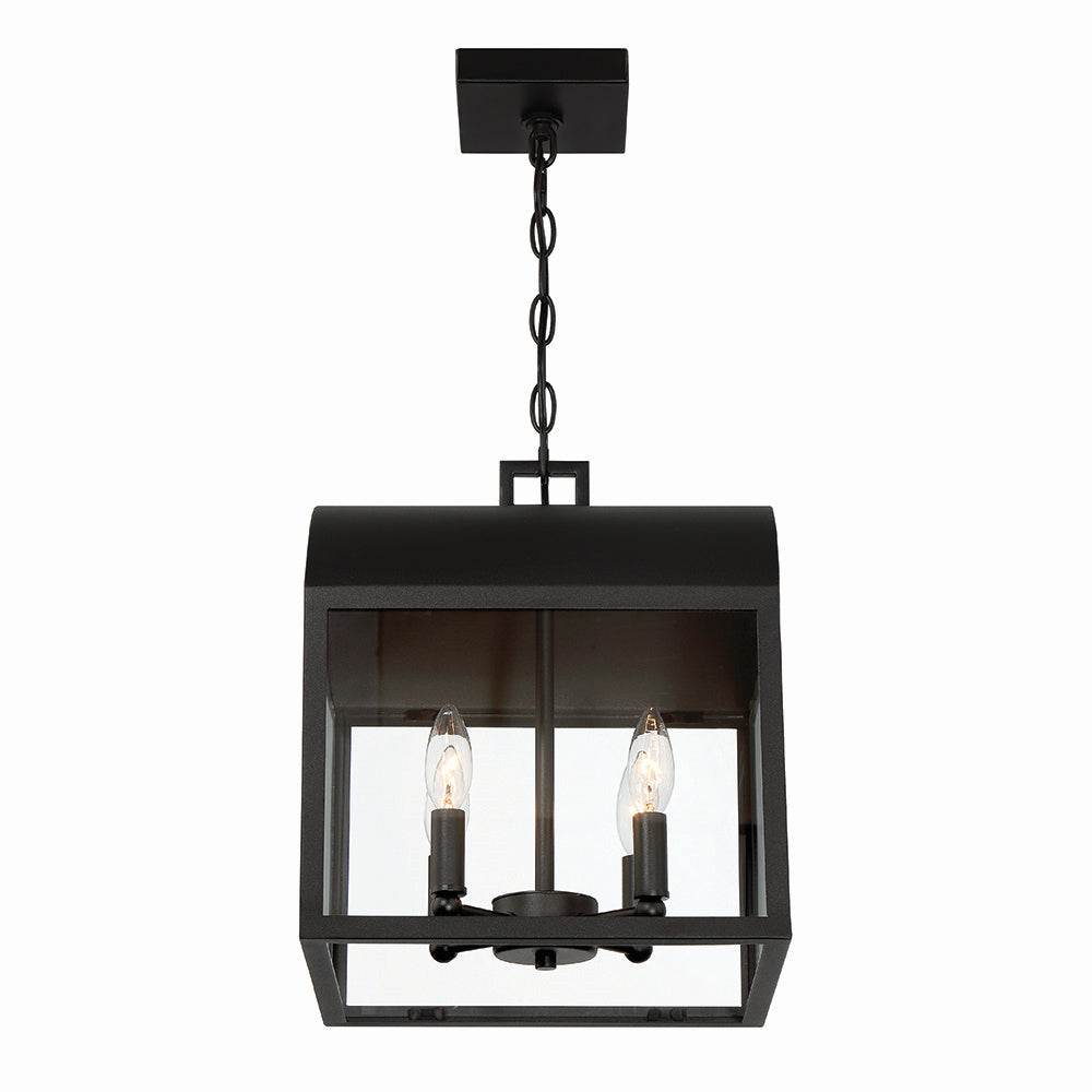 Eurofase - 41967-010 - Four Light Outdoor Pendant - Sawyer - Satin Black