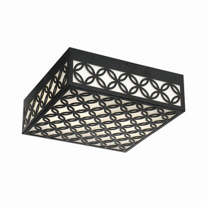 Eurofase - 42696-018 - LED Outdoor Flushmount - Clover - Black