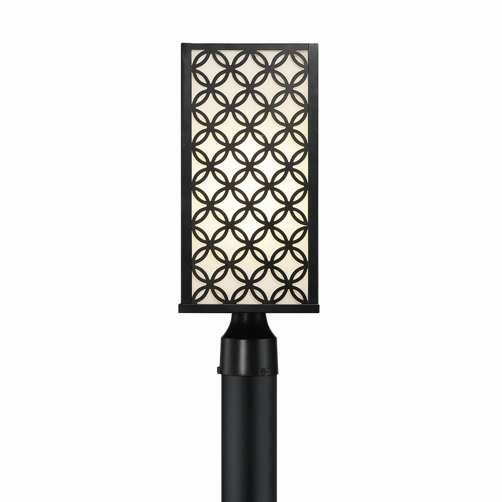 Eurofase - 42700-012 - LED Post Mount - Clover - Black