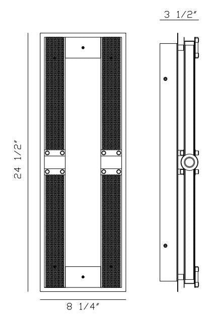 Eurofase - 42716-013 - LED Outdoor Wall Sconce - Admiral - Black/Gold