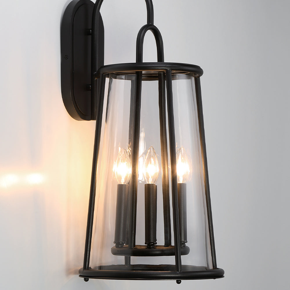 Eurofase - 42721-017 - Six Light Outdoor Wall Sconce - Daulle - Satin Black