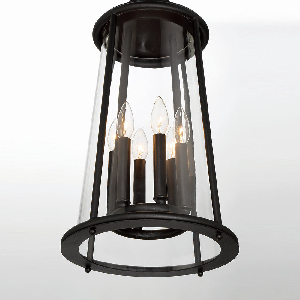 Eurofase - 42722-014 - Six Light Outdoor Pendant - Daulle - Satin Black