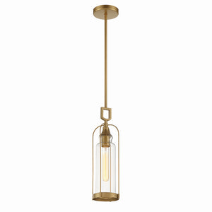 Eurofase - 42727-026 - One Light Outdoor Pendant - Yasmin - Aged gold