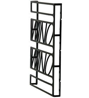 Meyda Tiffany - 149200 - Glass Rack - Black Metal