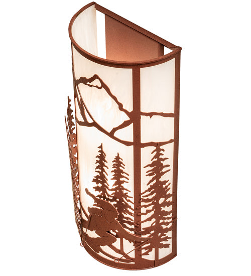 Meyda Tiffany - 240975 - Two Light Wall Sconce - Alpine - Rust