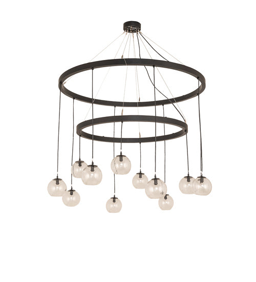 Meyda Tiffany - 241019 - LED Chandelier - Bola - Solar Black