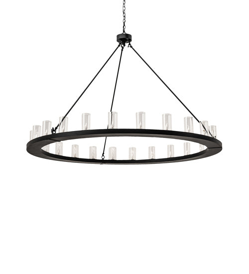 Meyda Tiffany - 242137 - 24 Light Chandelier - Loxley - Textured Black