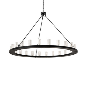 Meyda Tiffany - 242137 - 24 Light Chandelier - Loxley - Textured Black