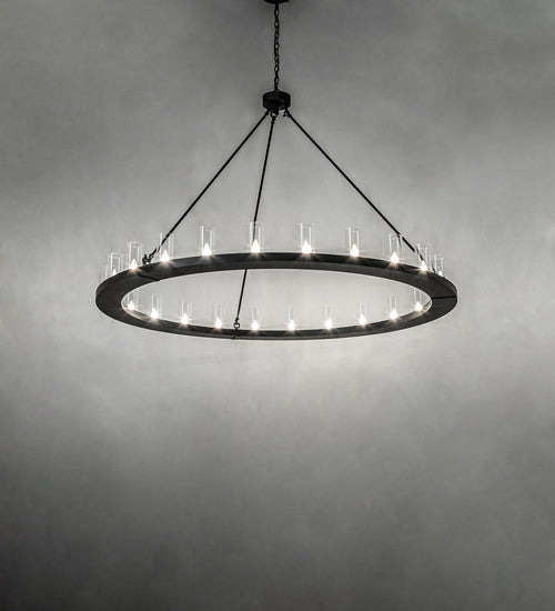 Meyda Tiffany - 242137 - 24 Light Chandelier - Loxley - Textured Black