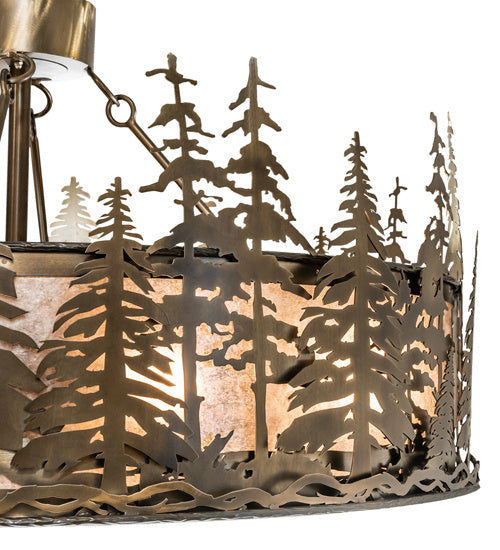 Meyda Tiffany - 243947 - 24 Light Chandel-Air - Tall Pines - Antique Copper