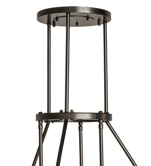 Meyda Tiffany - 245270 - Nine Light Chandelier - Cartier - Exterior Oil Rubbed Bronze