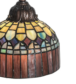 Meyda Tiffany - 245481 - Three Light Table Lamp - Tiffany Candice - Mahogany Bronze