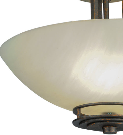 Meyda Tiffany - 245593 - Two Light Pendant - Thurston - French Bronze