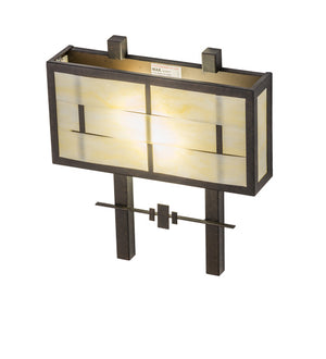 Meyda Tiffany - 246221 - Two Light Wall Sconce - Weaved Idalight - Chestnut