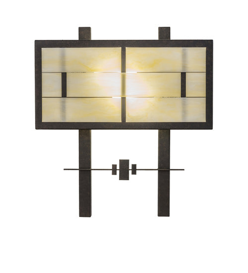 Meyda Tiffany - 246221 - Two Light Wall Sconce - Weaved Idalight - Chestnut